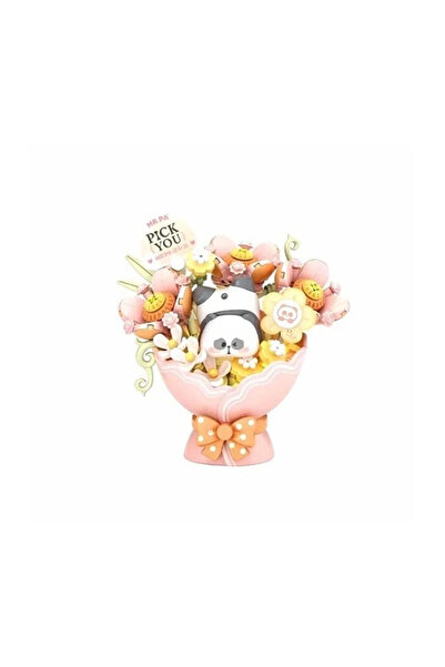 Generic Brand Lz-7301 Loz Pink Flower Bouquet 261 Pieces Block