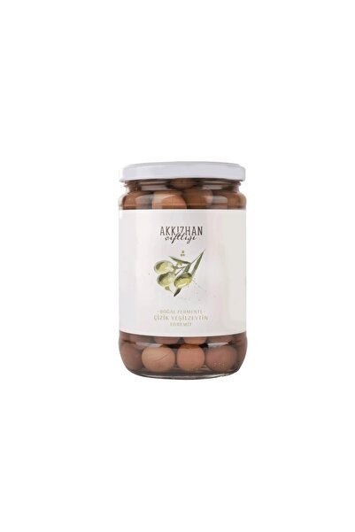 Akkızhan Çiftliği Edremit Yeşil Çizik Zeytin 500 gr
