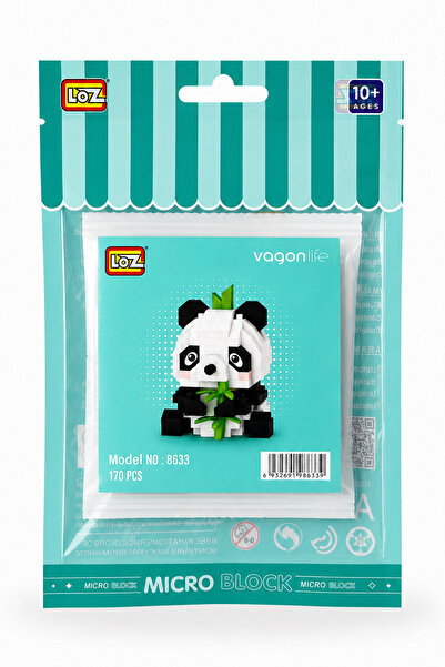 Loz Panda 170 Parça Block Oyuncak-Mini Poşet LZ-8633