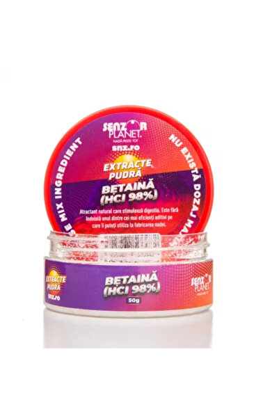 Senzor Planet Betaina HCI 98% pentru crap, Senzor Planet, 50 g