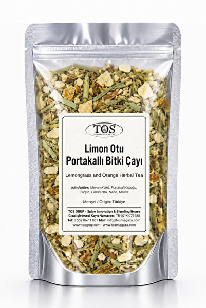 TOS The Organic Spices 40 g (1St) Quality) Herbal Tea with Lemongrass and Ora...