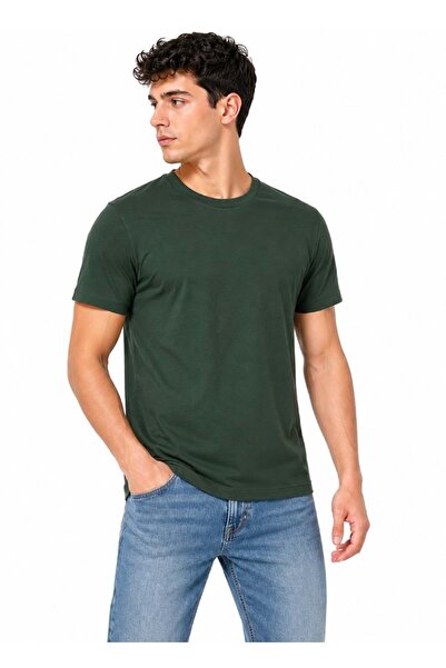 Mavi M065574 Basic T-Shirt Men's T-Shirt Green