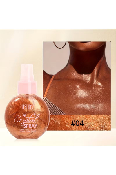 Ushas Iluminator spray pentru fata si corp Crystal Spray #4