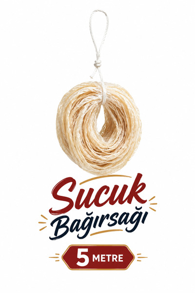 KİLİSLİOĞLU BAHARAT YERLİ KURU SUCUK BAĞIRSAK 5 METRE