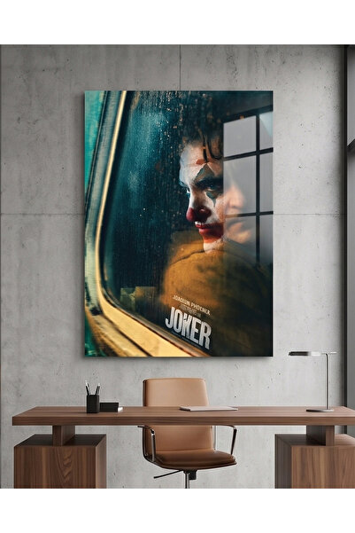 FavloArt Joker Film Pleksi Tablo Sinematik Duvar Dekoru