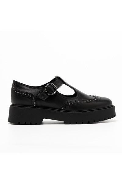NeroGiardini Women / Girls Oxford (Classic) I514000D 100 Guanto Nero Tr Taver...