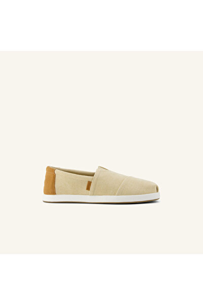 Toms Shoes Men's Espadrille 10021898 10021895 Alp Fwd Almond Herringbone Canvas