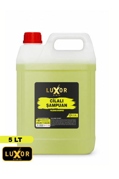 Luxor Kimya Kimya Cilalı Oto Şampuanı Oto Yıkama Köpüğü 5 kğ