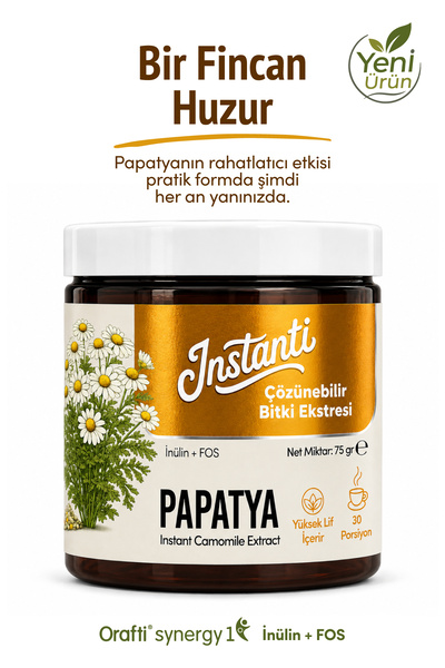 anti Instanti Papatya Çözünebilir Bitki Ekstresi | İnülin + FOS | Yüksek Lif ...