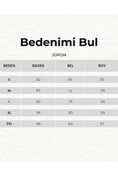 SENFONİ Modal Midi Boy Jüpon