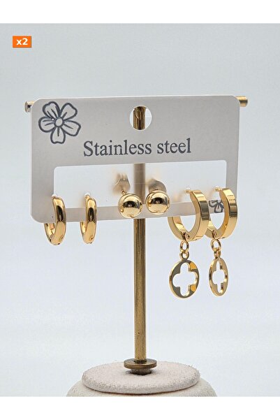 Bozhi Earrings Steel Stylish Gift