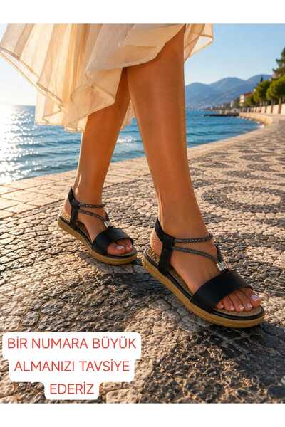 WALK WHİTE Kadın Günlük Rahat Yazlık Sandalet