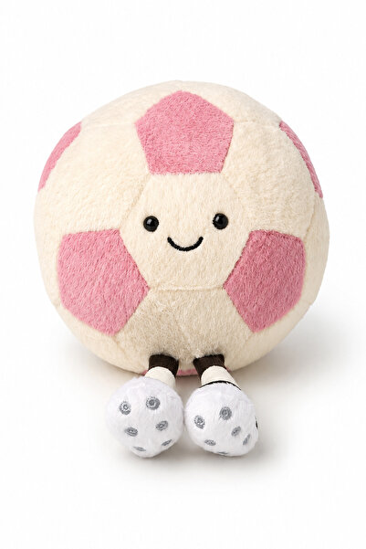 Moontoys Ayaklı Top Yastık Pembe-Ekru