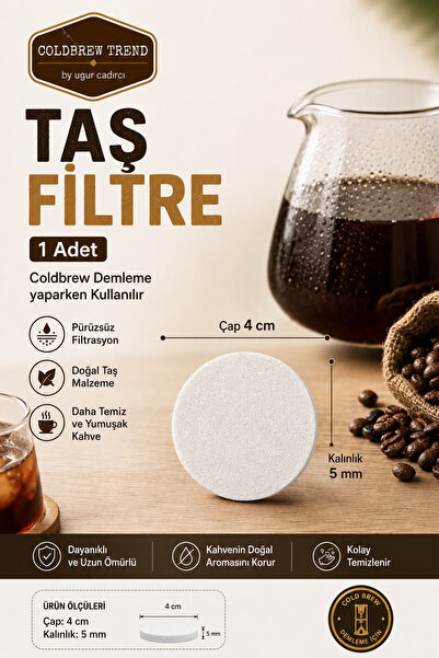 COLDBREWTREND Cold Drip Taş Filtre - Coldbrew Filtre Taşı