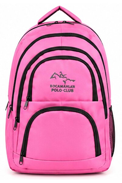 KOCAMANLAR 2122-6 Sırt Ortapedikli Unisex Sırt ve Okul Çantası PEMBE