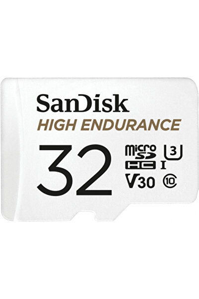 SanDisk Memorie card microSDHC High Endurance, 32Gb, Clasa 10 / UHS-1 U3, Ada...