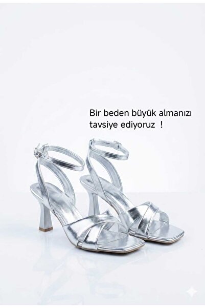 Macelife Women's Sandelet Shoes with Ankle Straps and 7cm Heels