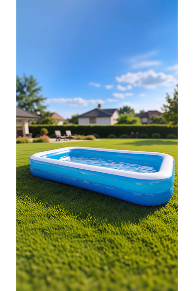 BESTWAY Dikdörtgen Büyük Aile Havuzu 54005 (200 x 146 x 48 cm)