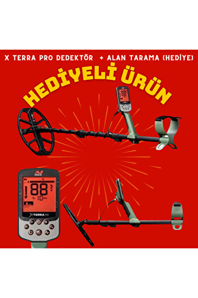 minelab X Terra Pro Dedektör + Zemin Tarama Dedektörü