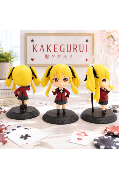 FG KONNİCHİWA Yumeko Jabami Figürü – Kakegurui Anime Koleksiyonu 10 cm