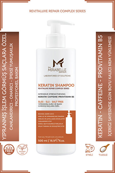 The Mirabelle Premium REVITALUXE REPAIR COMPLEX SERIES Tüm Yıpranmış Saçlar İ...