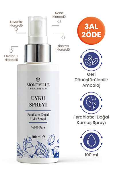 Monoville Uyku ve Yastık Spreyi 100 ml Sprey Başlıklı (Sleep and Pillow Spray)