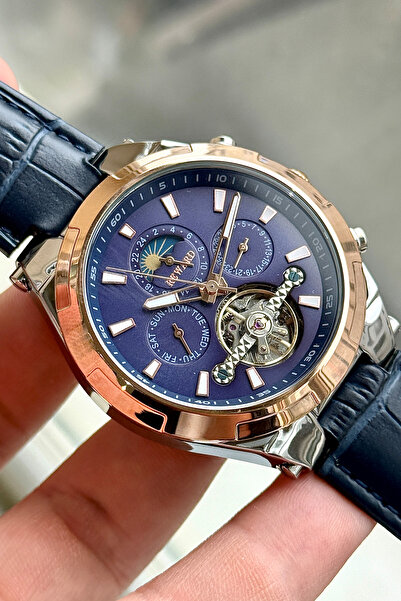 Reward Rd33013M Leather Cord Automatic Men Wrist Watch