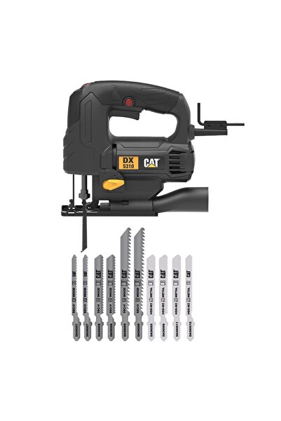 Cat DX5310 550Watt Profesyonel Devir Ayarlı Dekupaj Testere + DA06901 10 Parç...
