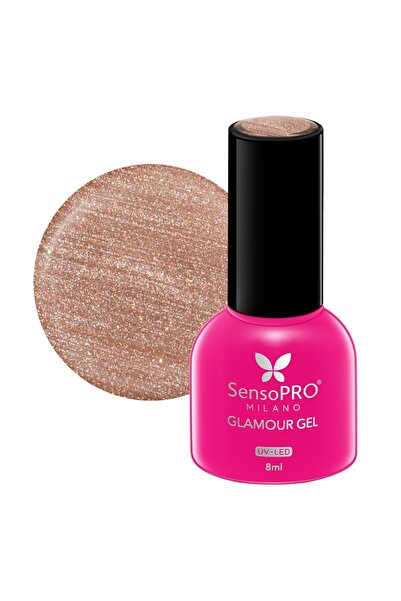 SensoPRO Milano Ημιμόνιμο Βερνίκι Νυχιών Glamour Gel 8ml, Λαμπερό Κόκκινο # 53