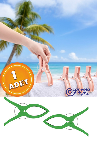 CANVELA 1 Adet XXL Büyük Boy Şezlong Plaj Havlusu Mandalı Halı Asma Battaniye...