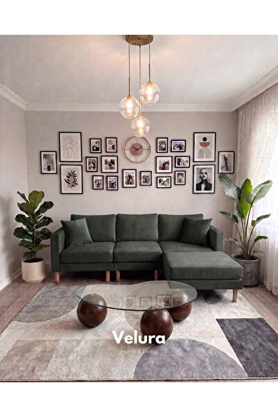 Velura Home & Living Armin Akıllı Köşe Koltuk Takımı & Modern Modüler Yataklı...