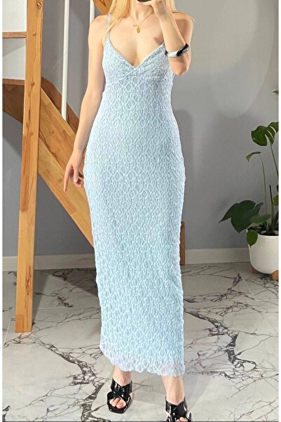 rose tml giyim Women's Adjustable Strap Lace Midi Dress