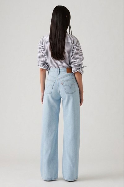 Levi's Ribcage Wide Leg Tr Be Prepared Light Indigo Women's Jean