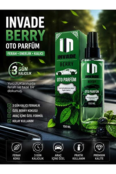 İnvade OTO PARFÜM BERRY(DUT) 150 ML