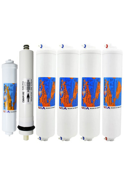 Spring Water Ters Ozmoz Su Arıtma Omnipure Amerikan Malı K56 Grubu 6'li Filtr...