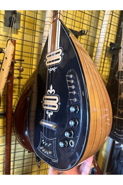 3M Atölye Tam Profesyonel Elektro Saz Bağlama Sedef Işlemeli Elektro Bağlama ...