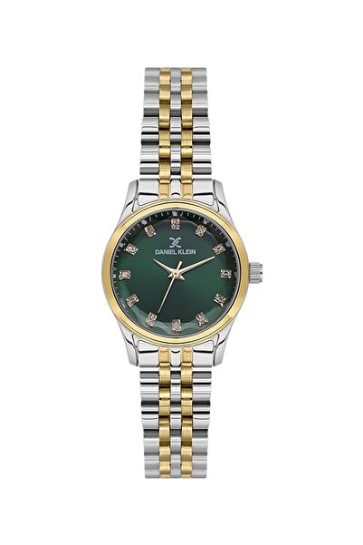Daniel Klein Sarı Gümüş Retro Mini Rolex Kasa Kadın Kol Saati
