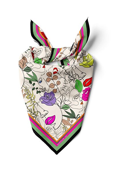 Modabutik Violla D83 MODERN FACEUP BANDANA DG12090