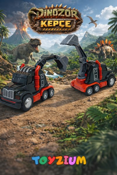 Shem Dinosaur Excavator - Transformable Dinosaur Construction Vehicle