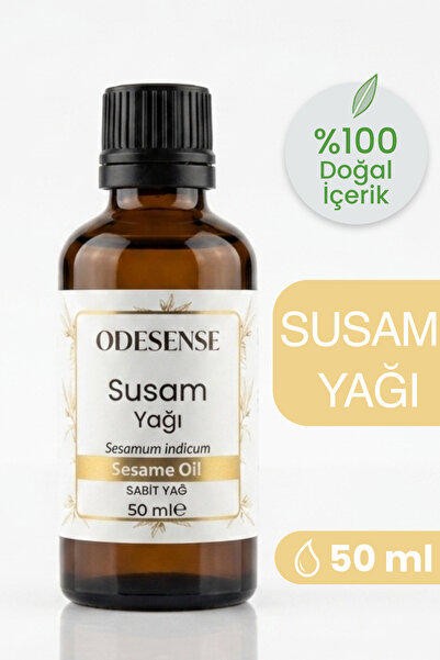ODESENSE زيت السمسم 50 مل، معصور على البارد، طبيعي ونقي 100%، زيت للعناية بال...