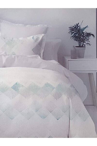 MILANO COLLECTION Set Lenjerie Pat Dublu Mix Bumbac 51210 P11 Green/Blue