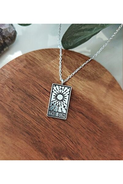 KİRAZ ÇİÇEĞİ JEWELRY THE SUN TAROT KOLYE