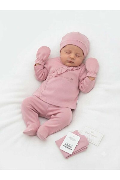 Lovely طقم أطفال مريح وناعم من القطن التركي LV500060 مكون من 5 قطع سهل ومرن ا...