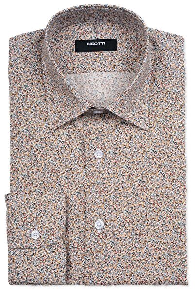 Bigotti Camasa Slim Alba print Floral