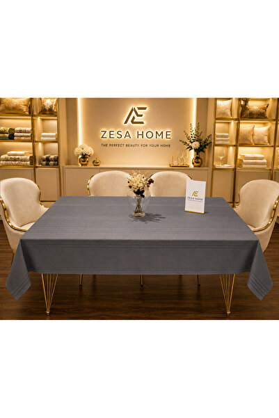 ZESA HOME مفرش طاولة بتفاصيل خط كولبر 160x100...160x280