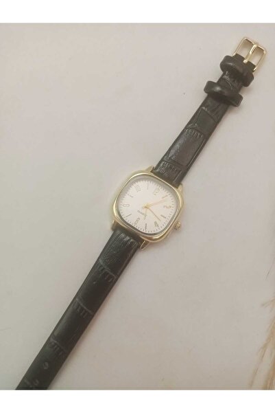 Ricardo New Season Black Color Strap Women's Wristwatch, Gold Color Case, Whi...