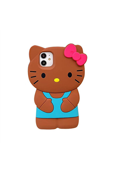 Choice74 iPhone 16 GJKrx-KT-Brow Sanrio Hello Kitty 3D Cartoon Bow Phone Case...