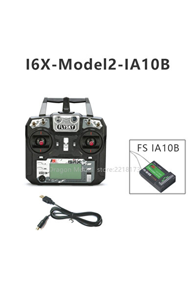 Choice الطراز 2 مع جهاز إرسال راديو IA10B FLYSKY FS-I6X I6X 2.4G 10CH AFHDS 2...