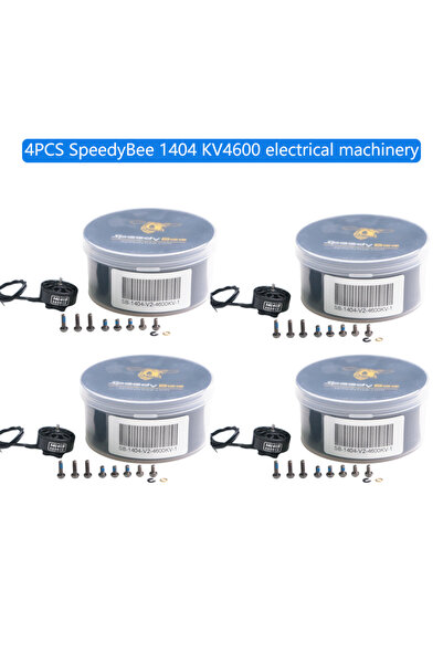 Choice 4PCS 4600KV SpeedyBee 1404 V2 Motor 4600KV 4S LiPo for Bee25 2.5inch F...