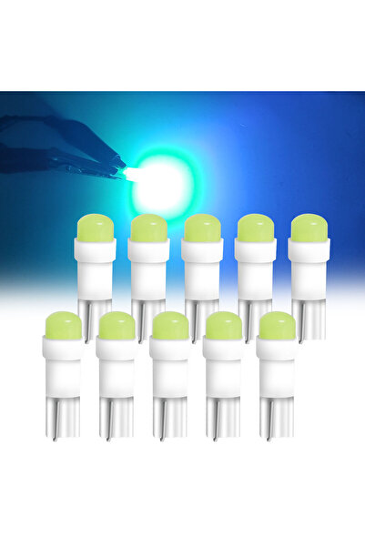 Choice5 Ice Blue 10PCS T5 LED Lights W1.2W W3W LED Car Interior Light Auto Si...